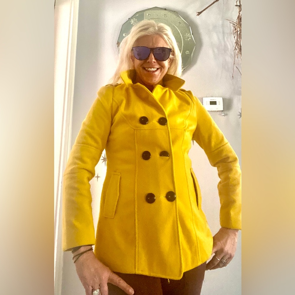 Tokyo bought fleece pea coat